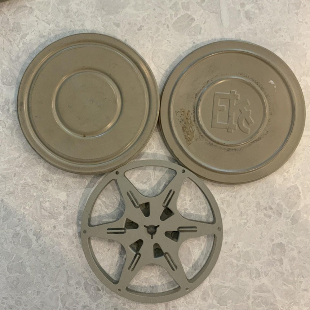 Vintage Kodak 8mm Metal 5" Reel With Metal Carry Case